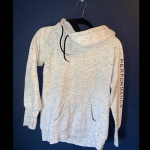 White Calvin Klein cowl neck sweatshirt